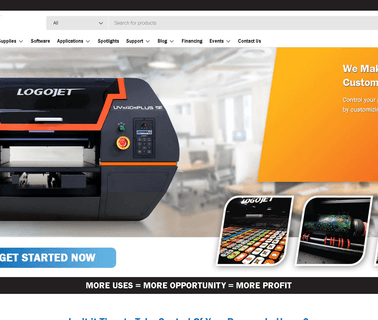 Logojet Direct To Substrate Inkjet Solvent & Uv inkjet direct