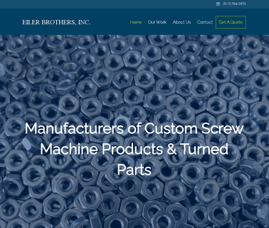 Welcome to Eiler Brothers milling machine operations