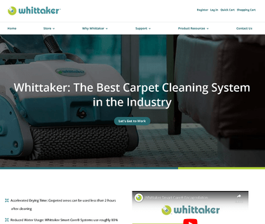 Whittaker Co carpet shampoo cleaning