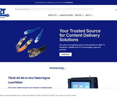 Toner Cable Equipment Inc cabinets optical