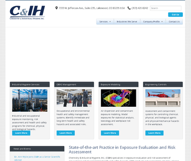 Certified Industrial Hygienists Chemistry & Industrial Hygiene safety consulting firm