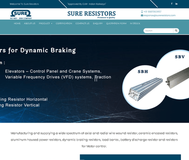 Sure Resistors encased wire