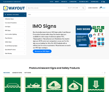 Photoluminescent Safety P photoluminescent