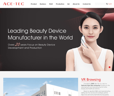 Dongguan Ace-Tec face massager brush