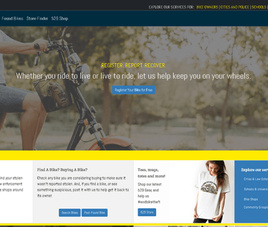 National Bike Registry bicycles services