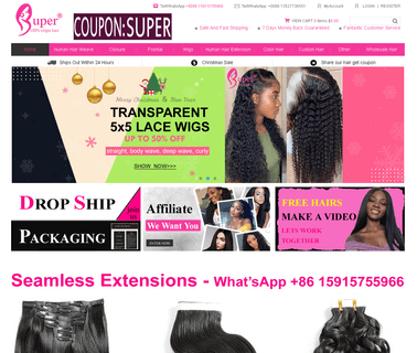 Guangzhou Super Hair Imp & Exp virgin peruvian