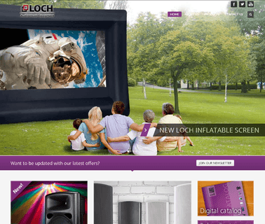 Infocomm 2014: Loch Llc: Profile stands speakers