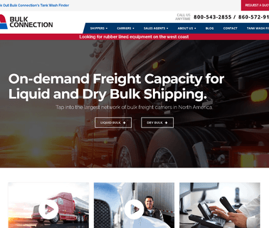 Bulk Connection Bulk Transport Services shipments