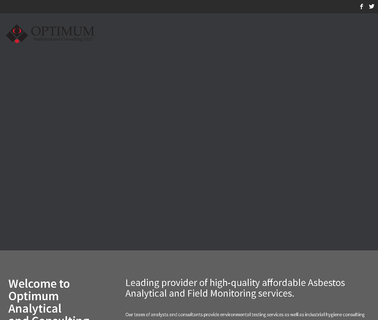 Optimum Analytical and Consulting asbestos inspection