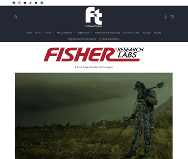 Fisher Lab :Fisher Resear ferrous metal detector