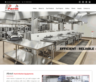 Parth Kitchen Equipments two dining