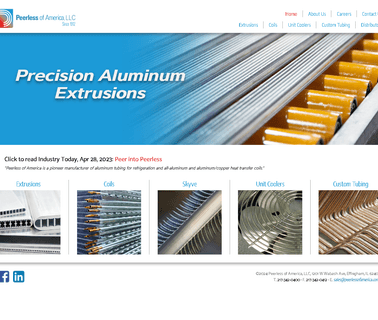 Peerless of America Unit Coolers Refrigeration Units & Coils low tubes
