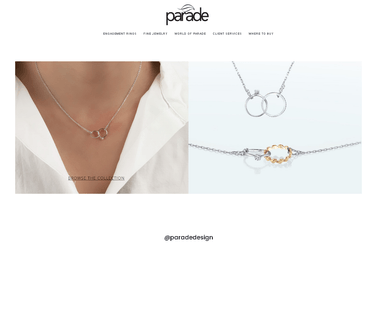 Parade Design + Celebrate engraved ring