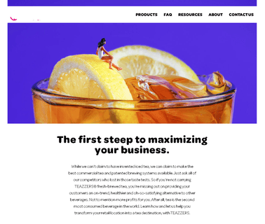 The Best Fresh Brewed Commercial Iced Tea; Teazzers fresh key