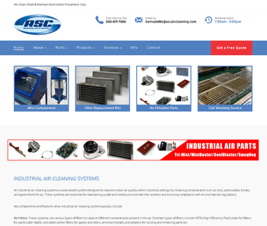 Asc Industrial Air Cleaning - Sales Installations & Servicing of sales installations