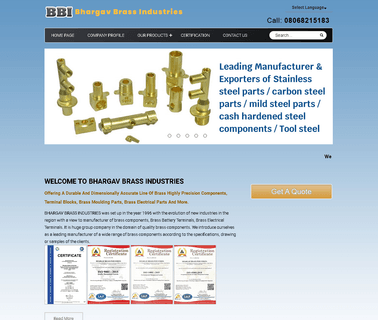 Bhargav Brass Industries brass fasteners bolts