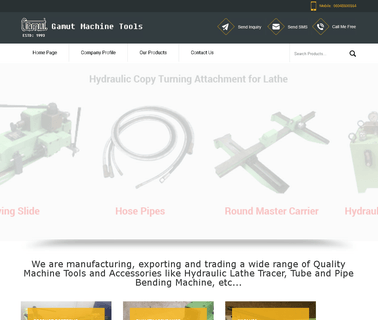 Gamut Machine Tools hydraulic copy attachment