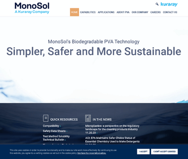 Monosol, a Kuraray Division deliver packaging