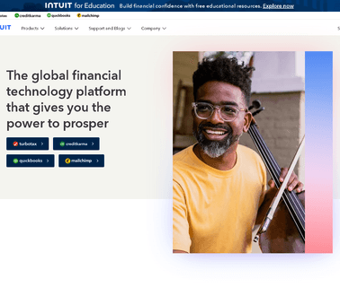 Intuit: Official Site Powering Financial Prosperity logo san