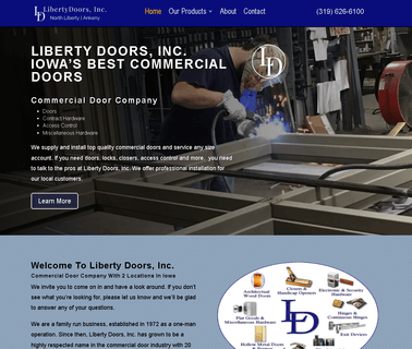Liberty Doors - Commercial Doors Iowa City Cedar Rapids devices hinges