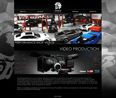 Welcome to Gearhead Flicks  marketing top