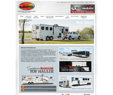 Home - Sundowner Trailers motor trailers