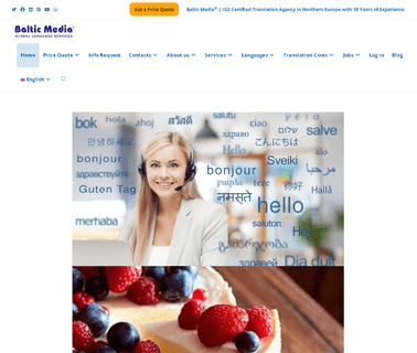 Baltic Media, Ltd translation provider
