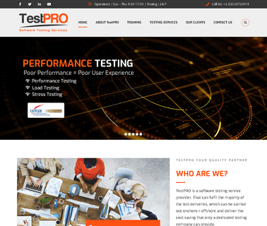 Testpro For Software Testing Services content