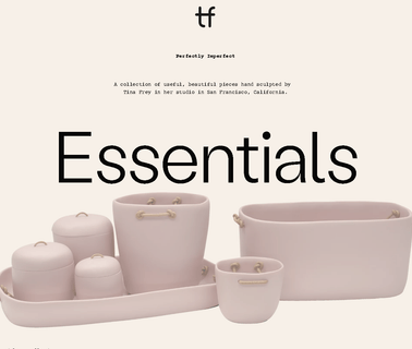 Tina Frey Designs brass serving