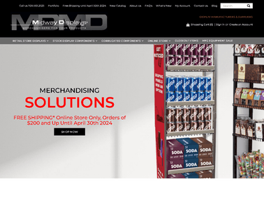 Home - Midway Displays shelving components