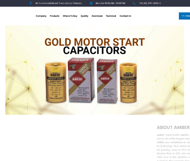 Amber Capacitors Limited capacitors electrical