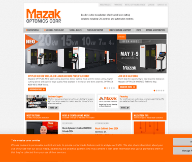 Mazak Optonics Corp. fiber diode laser