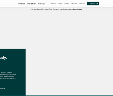 Csg International content creation service