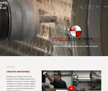 Croatia Industries - Custom Machine Works for Over 40 Years  oven custom