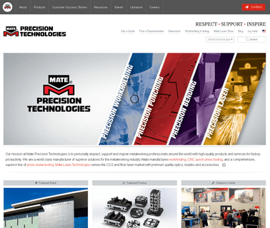 Mate Precision Tooling laser cutting optics