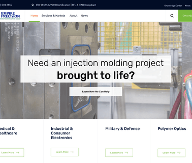 Empire Precision Plastics turned component