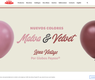 Latex Occidental Exportadora S.A. De C.V. balloons latex
