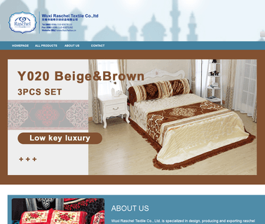 Wuxi Raschel Textile baby bedding set