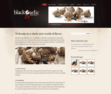 Black Garlic food savory