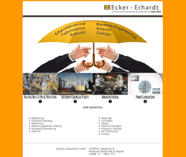 Ecker-Erhardt Maintenance Machining & Engineering Since 1923 bearings welding