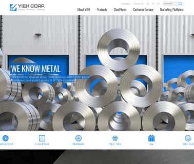 Shanghai Yiehcorp galvanized steel welded pipes