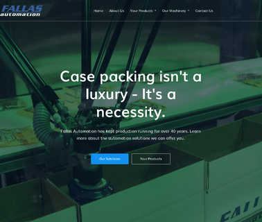 Fallas Automation Case Packing S case loading machine