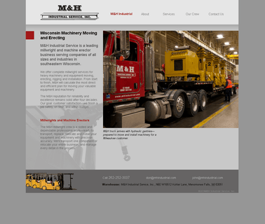 Machinery and Equipment Moving From Wisconsin Millwright erector machine