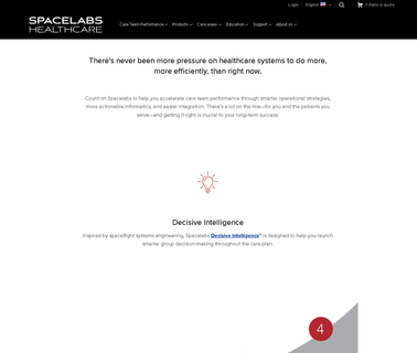 Spacelabs Healthcare device interface