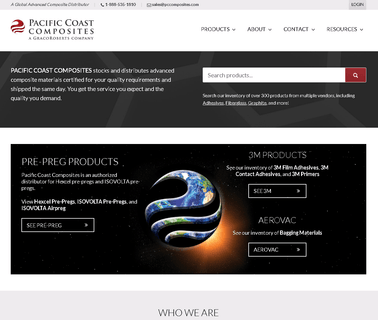 Pacific Coast Composites carbon fiber composites