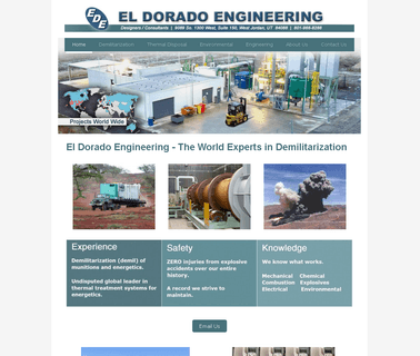 El Dorado Engineering - World Experts in Demilitarization  controllers thermal