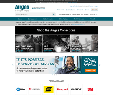 Welcome to Airgas Home boots belts
