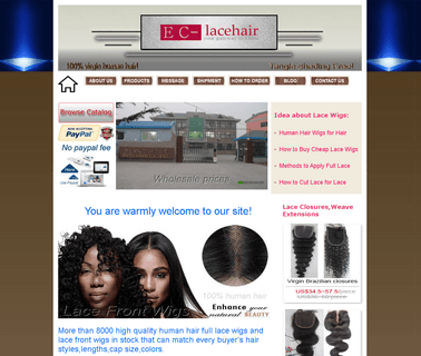 Eclacehair Group brazilian full lace wig