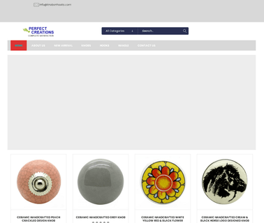 Perfect Creations ceramic door knob
