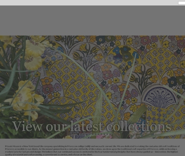 Mosaic House glazed tiles wall decorative tile